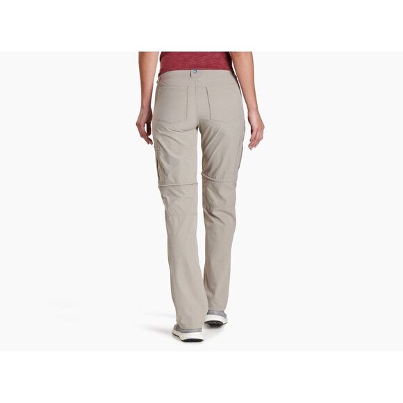 Kuhl Horizon Convertible Hiking Pants Womens 12 Tan Outdoor Gorpcore Trail - Picture 3 of 15